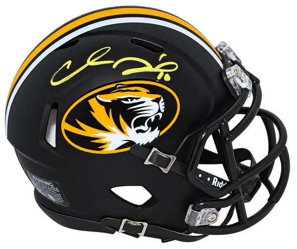CHASE DANIEL AUTOGRAPHED MISSOURI TIGERS SPEED MINI HELMET BECKETT
