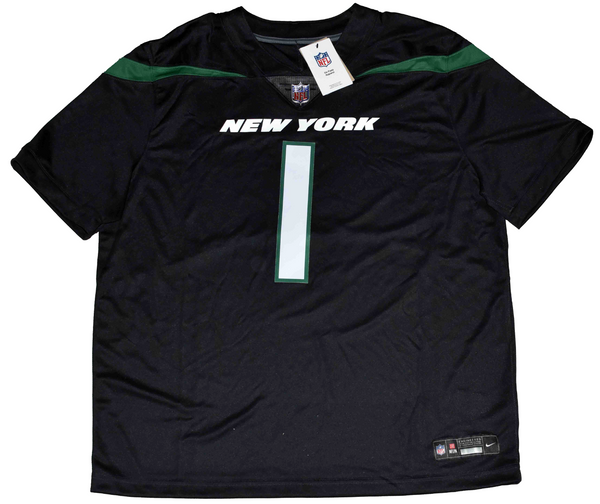 AHMAD SAUCE GARDNER SIGNED NEW YORK JETS #1 BLACK NIKE LIMITED JERSEY BECKETT