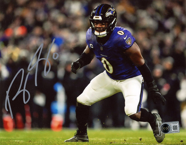 ROQUAN SMITH AUTOGRAPHED BALTIMORE RAVENS 8x10 PHOTO BECKETT