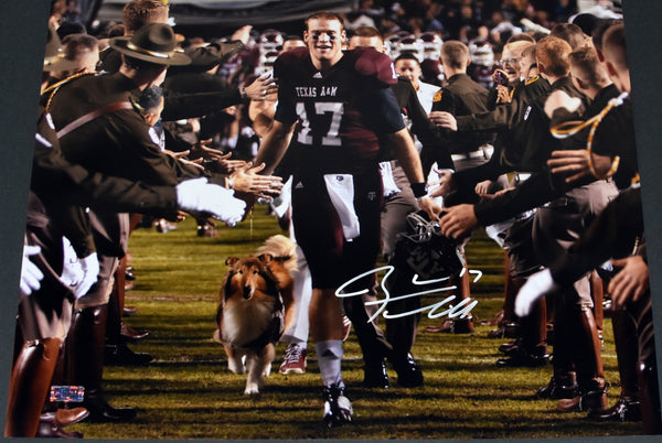 RYAN TANNEHILL SIGNED AUTOGRAPHED TEXAS A&M AGGIES 16x20 PHOTO COA