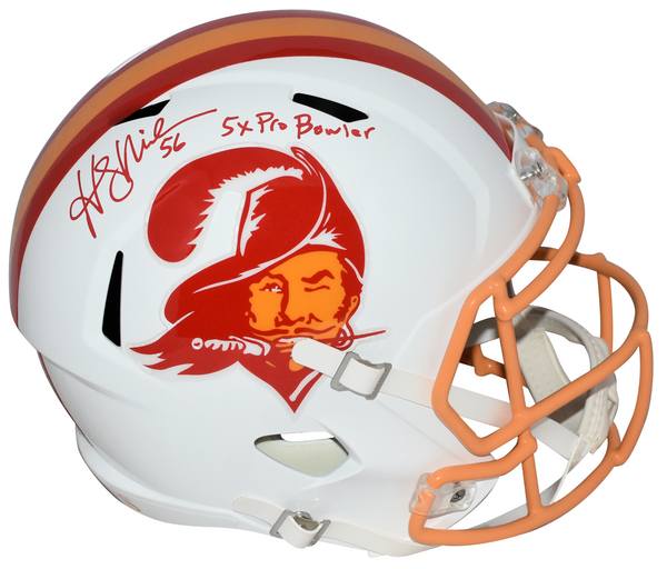 HARDY NICKERSON SIGNED TAMPA BAY BUCCANEERS FULL SIZE SPEED HELMET + 5X PRO BOWL