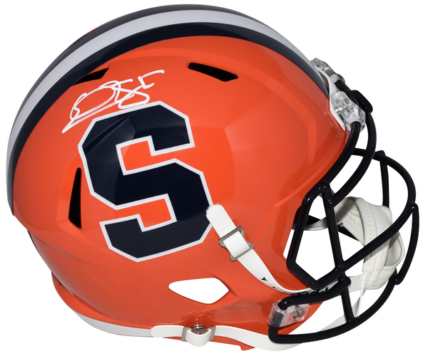 DONOVAN McNABB AUTOGRAPHED SYRACUSE ORANGE FULL SIZE SPEED HELMET BECKETT