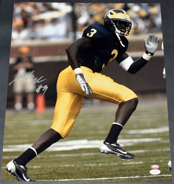 MARLIN JACKSON AUTOGRAPHED SIGNED MICHIGAN WOLVERINES 16x20 PHOTO JSA