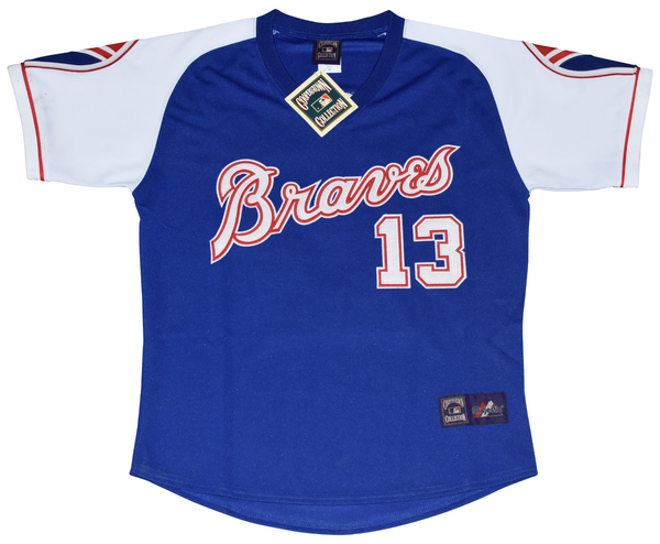 RONALD ACUNA JR SIGNED ATLANTA BRAVES #13 MAJESTIC COOPERSTOWN JERSEY + 2023 MVP