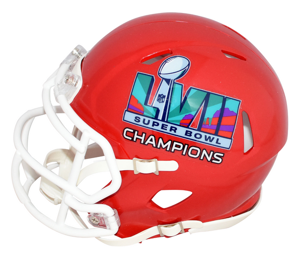 PATRICK MAHOMES SIGNED KANSAS CITY CHIEFS SUPER BOWL LVII 57 MINI HELMET BECKETT