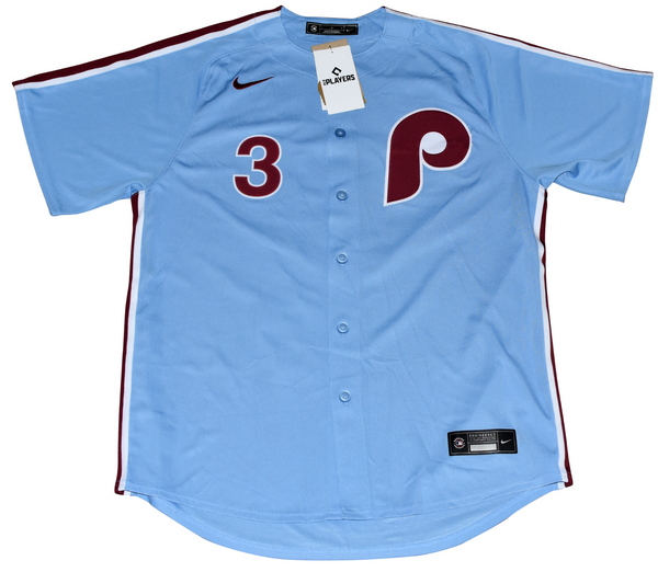 BRYCE HARPER SIGNED PHILADELPHIA PHILLIES #3 BLUE NIKE LIMITED JERSEY FANATICS