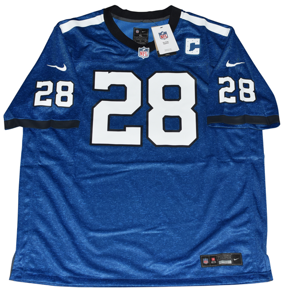JONATHAN TAYLOR SIGNED INDIANAPOLIS COLTS #28 INDIANA NIGHTS NIKE JERSEY BECKETT