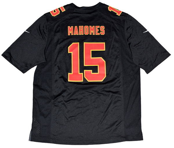 PATRICK MAHOMES SIGNED KANSAS CITY CHIEFS BLACK NIKE SUPER BOWL LVIII JERSEY BAS