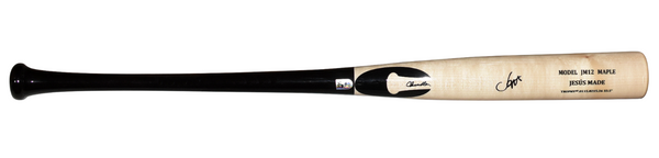 JESUS MADE SIGNED MILWAUKEE BREWERS CHANDLER PLAYER GAME MODEL BAT MLB AUTH