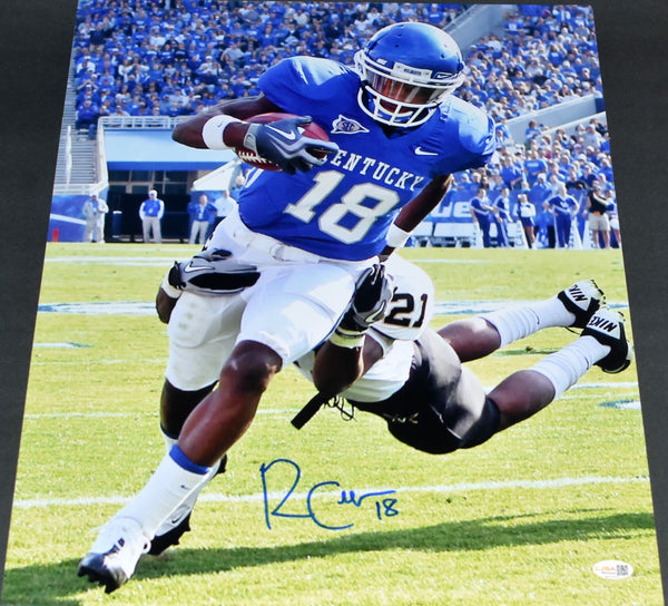 RANDALL COBB AUTOGRAPHED KENTUCKY WILDCATS 16x20 PHOTO JSA