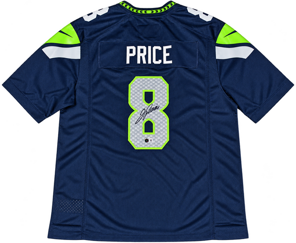 JADARIAN PRICE AUTOGRAPHED SEATTLE SEAHAWKS #8 NIKE JERSEY BECKETT