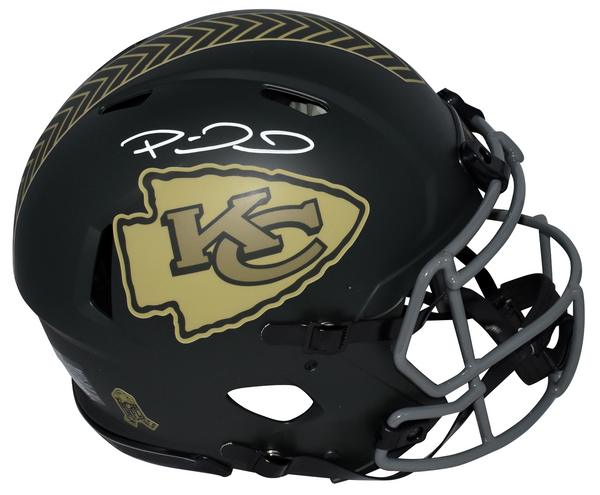 PATRICK MAHOMES SIGNED KANSAS CITY CHIEFS SALUTE TO SERVICE IV AUTHENTIC HELMET