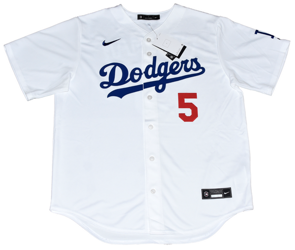 FREDDIE FREEMAN SIGNED LOS ANGELES DODGERS #5 NIKE STADIUM JERSEY MLB AUTH