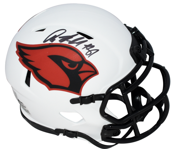 ANQUAN BOLDIN SIGNED ARIZONA CARDINALS LUNAR SPEED MINI HELMET BECKETT