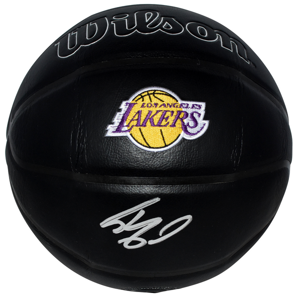 SHAQUILLE O'NEAL SIGNED LOS ANGELES LAKERS BLACK WILSON NBA BASKETBALL BECKETT
