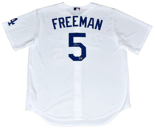 FREDDIE FREEMAN SIGNED LOS ANGELES DODGERS #5 NIKE STADIUM JERSEY MLB AUTH