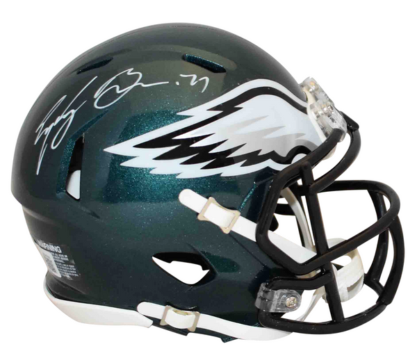 SYDNEY BROWN SIGNED AUTOGRAPHED PHILADELPHIA EAGLES SPEED MINI HELMET BECKETT