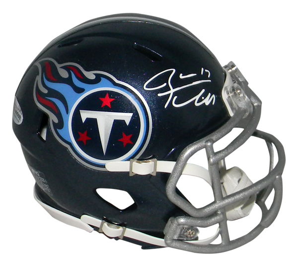 RYAN TANNEHILL AUTOGRAPHED TENNESSEE TITANS SPEED MINI HELMET BECKETT