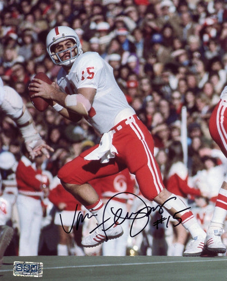 TYUS BOWSER AUTOGRAPHED SIGNED HOUSTON COUGARS 8x10 PHOTO TRISTAR