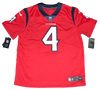 DESHAUN WATSON AUTOGRAPHED HOUSTON TEXANS #4 RED NIKE LIMITED JERSEY BECKETT