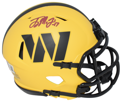 TERRY McLAURIN SIGNED WASHINGTON COMMANDERS RAVE SPEED MINI HELMET BECKETT