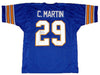 CURTIS MARTIN AUTOGRAPHED PITT PITTSBURGH PANTHERS #29 THROWBACK JERSEY JSA