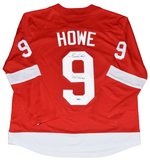 GORDIE HOWE SIGNED DETROIT RED WINGS #9 RED FANATICS JERSEY TRISTAR W/ MR HOCKEY