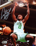 ANTOINE WALKER SIGNED AUTOGRAPHED BOSTON CELTICS 8x10 PHOTO BECKETT