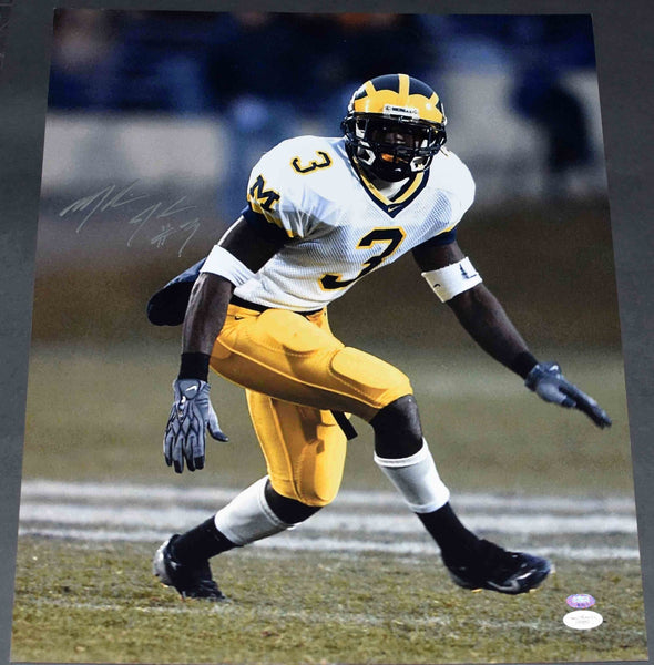 MARLIN JACKSON SIGNED AUTOGRAPHED MICHIGAN WOLVERINES 16x20 PHOTO JSA