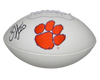 BRIAN DAWKINS SIGNED AUTOGRAPHED CLEMSON TIGERS WHITE LOGO FOOTBALL JSA