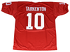 FRAN TARKENTON AUTOGRAPHED GEORGIA BULLDOGS #10 RED JERSEY COA