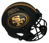 JEFF WILSON JR SIGNED SAN FRANCISCO 49ERS FULL SIZE ECLIPSE SPEED HELMET BECKETT