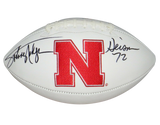 JOHNNY RODGERS AUTOGRAPHED SIGNED NEBRASKA CORNHUSKERS FOOTBALL W/ HEISMAN 72