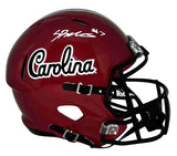SPENCER RATTLER SIGNED SOUTH CAROLINA GAMECOCKS FULL SIZE SPEED HELMET BECKETT
