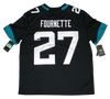 LEONARD FOURNETTE SIGNED JACKSONVILLE JAGUARS #27 NIKE LIMITED JERSEY PANINI