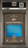 PATRICK MAHOMES SIGNED 2017 PANINI DONRUSS OPTIC PINK RATED ROOKIE PSA 8 AUTO 10