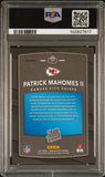 PATRICK MAHOMES SIGNED 2017 PANINI DONRUSS OPTIC PINK RATED ROOKIE PSA 8 AUTO 10