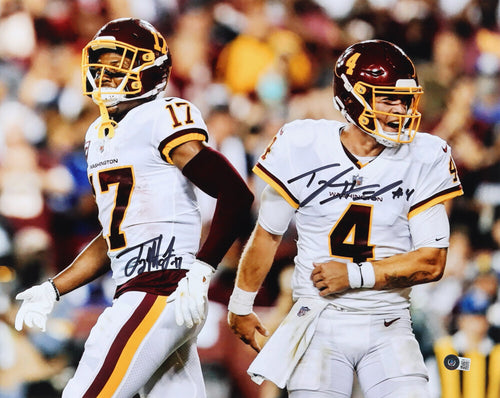 TERRY McLAURIN TAYLOR HEINICKE SIGNED WASHINGTON COMMANDERS 16x20 PHOTO BECKETT