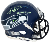 MALCOLM SMITH SIGNED SEATTLE SEAHAWKS SPEED MINI HELMET W/ SB XLVIII MVP