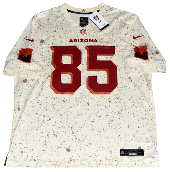 TREY McBRIDE SIGNED ARIZONA CARDINALS 2025 RIVALRIES #85 NIKE JERSEY BECKETT