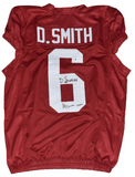 DEVONTA SMITH SIGNED AUTOGRAPHED ALABAMA CRIMSON TIDE #6 JERSEY W/ HEISMAN 2020