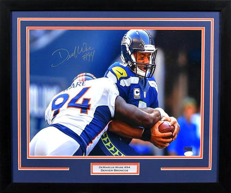 BRIAN CUSHING AUTOGRAPHED HOUSTON TEXANS 16x20 FRAMED PHOTO COA