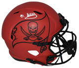 BUCKY IRVING SIGNED TAMPA BAY BUCCANEERS RAVE FULL SIZE SPEED HELMET BECKETT