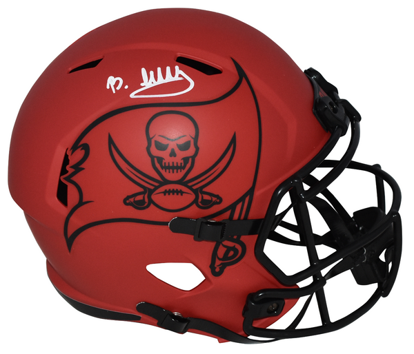 BUCKY IRVING SIGNED TAMPA BAY BUCCANEERS RAVE FULL SIZE SPEED HELMET BECKETT
