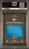 PATRICK MAHOMES SIGNED 2017 PANINI DONRUSS OPTIC RATED ROOKIE RC AUTO PSA 8
