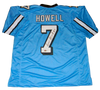 SAM HOWELL AUTOGRAPHED NORTH CAROLINA TAR HEELS #7 BLUE JERSEY BECKETT