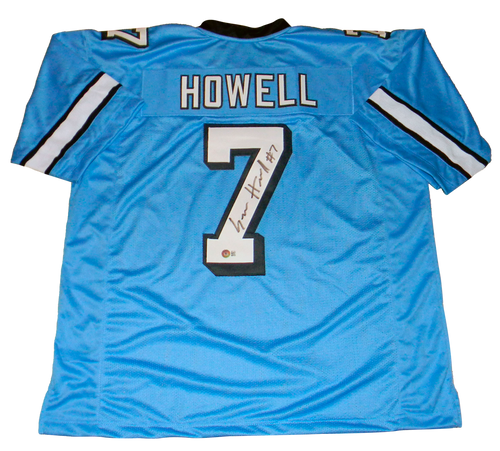 SAM HOWELL AUTOGRAPHED NORTH CAROLINA TAR HEELS #7 BLUE JERSEY BECKETT