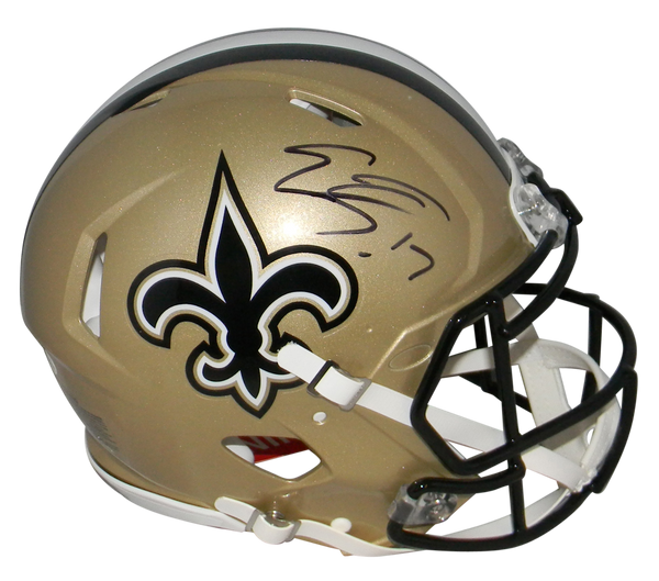 EMMANUEL SANDERS SIGNED NEW ORLEANS SAINTS SPEED AUTHENTIC HELMET BECKETT
