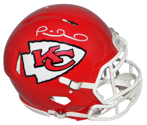 PATRICK MAHOMES SIGNED KANSAS CITY CHIEFS FULL SIZE AUTHENTIC SPEED HELMET BAS