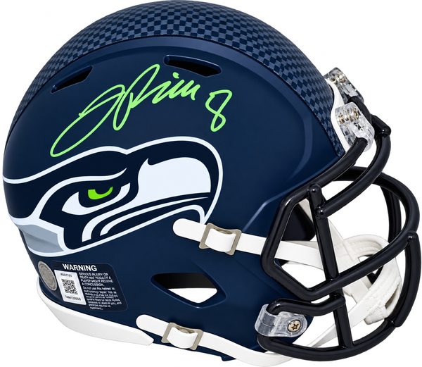 JADARIAN PRICE AUTOGRAPHED SEATTLE SEAHAWKS SPEED MINI HELMET BECKETT